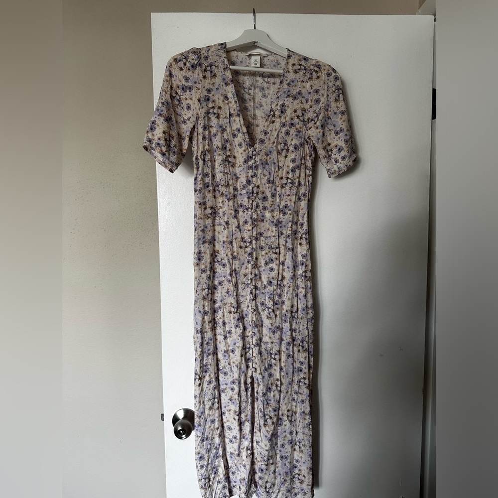 H&M Spring Floral Midi